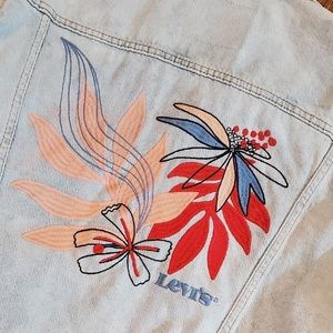 Levi’s Denim Jacket with embroidery on the back